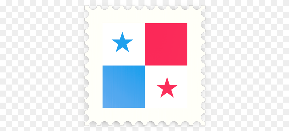 Postage Stamp Icon Panama Flag Icon, Symbol, Star Symbol, Postage Stamp Free Png