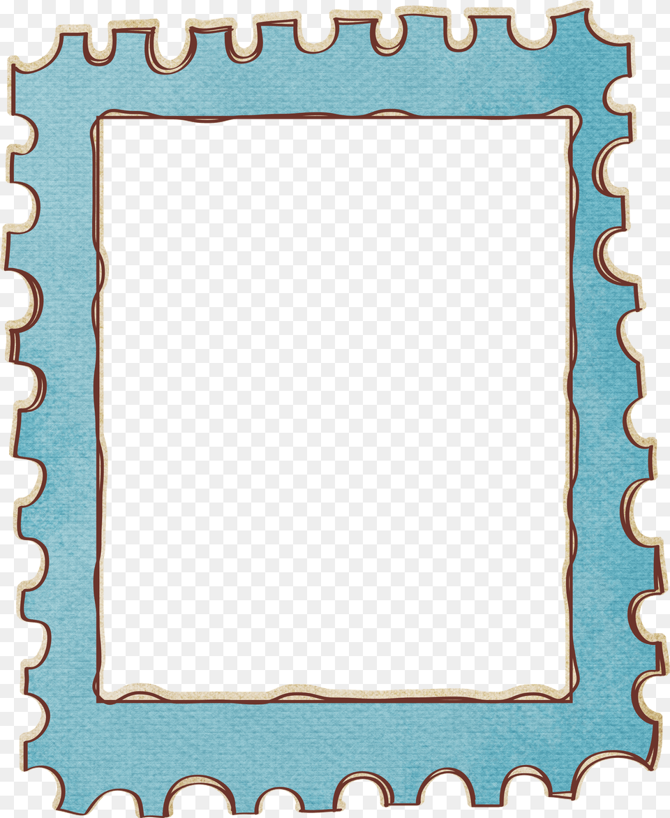 Postal Stamp Cute Photo Frame Free Transparent Png