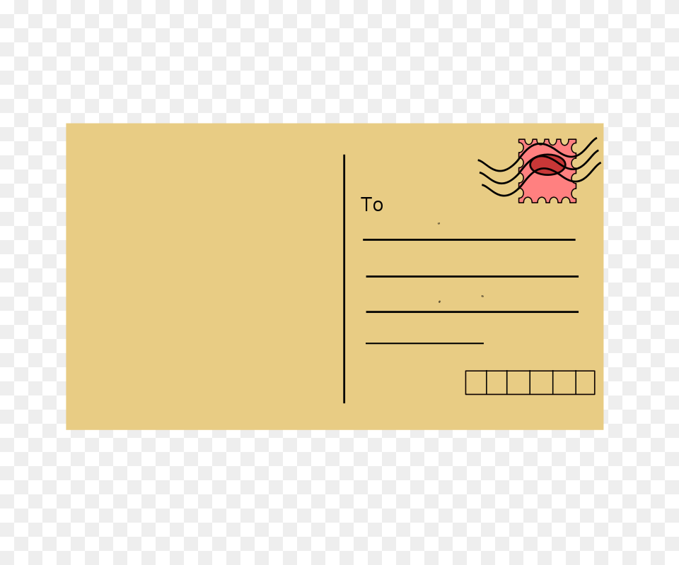 Postcard, Envelope, Mail Png Image