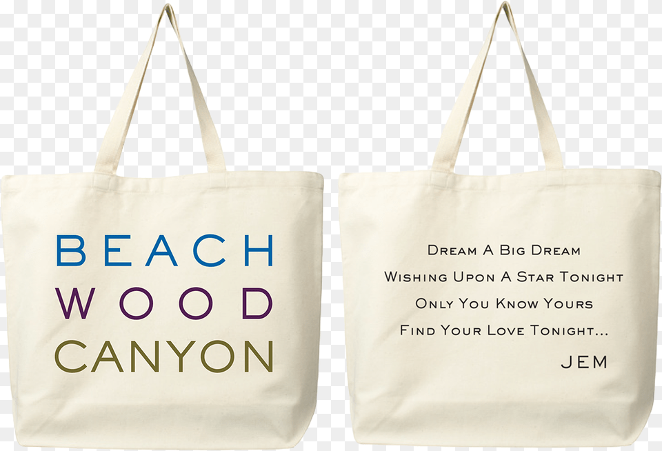 Postcard Beachwood Canyon Organic Cotton Tote Bag Beachwood Canyon, Accessories, Handbag, Tote Bag, Shopping Bag Png