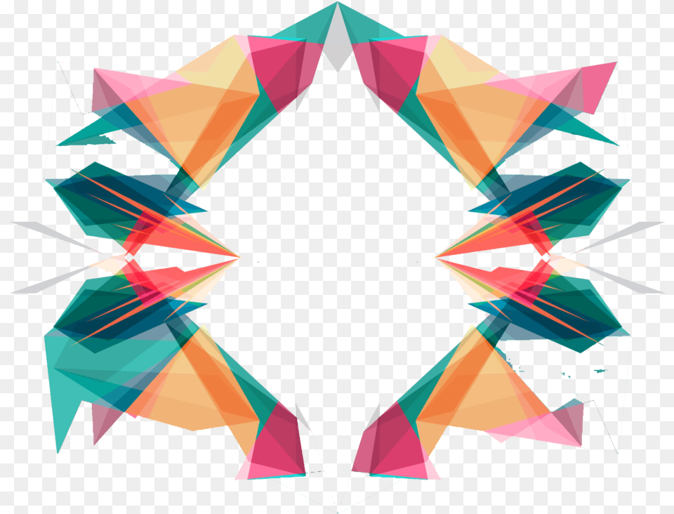 Postcard Vectors Triangle, Art, Paper, Origami, Person Free Png