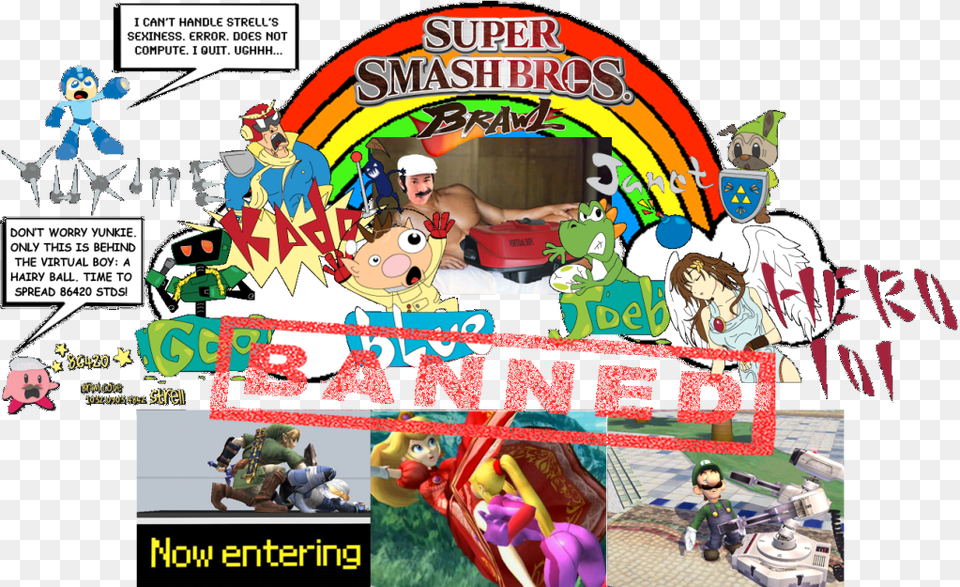 Posted Image Super Smash Bros Brawl, Publication, Book, Comics, Person Free Png Download