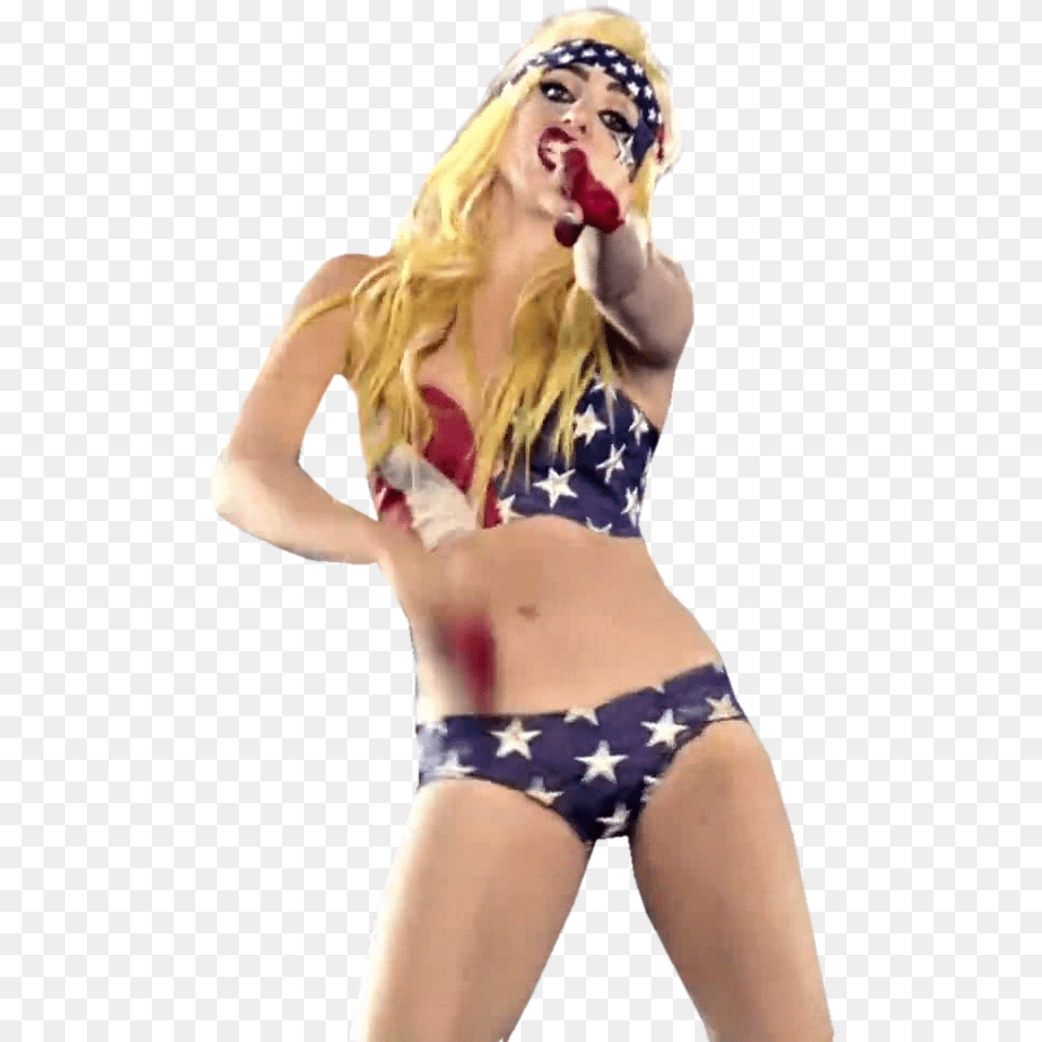 Posted Lady Gaga Telephone, Adult, Swimwear, Person, Woman Free Transparent Png