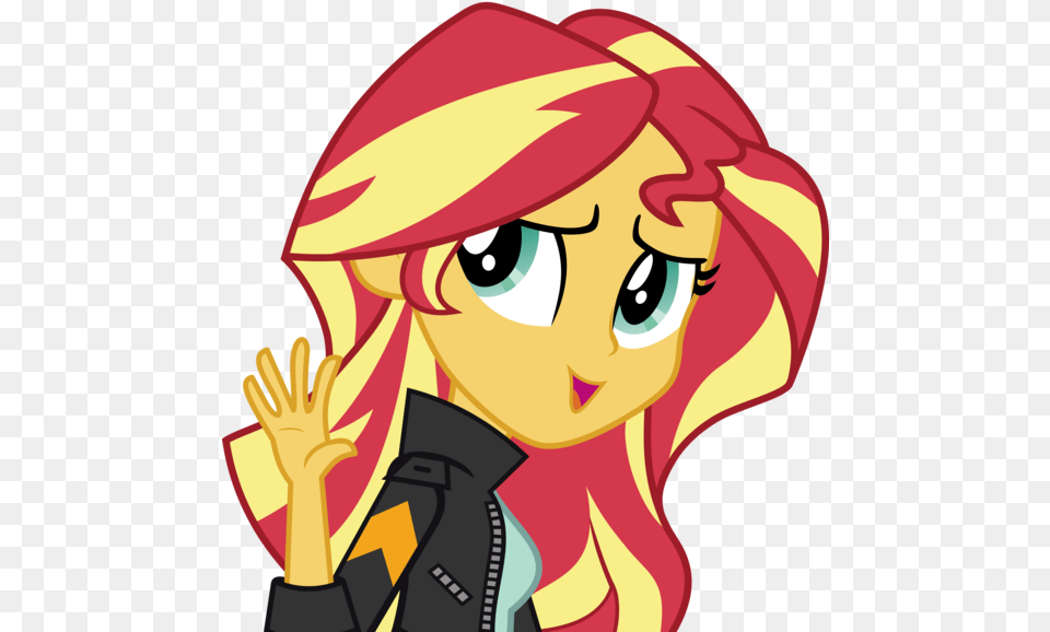 Posted Mlp Eqg Sunset Vector, Publication, Book, Comics, Adult Free Transparent Png