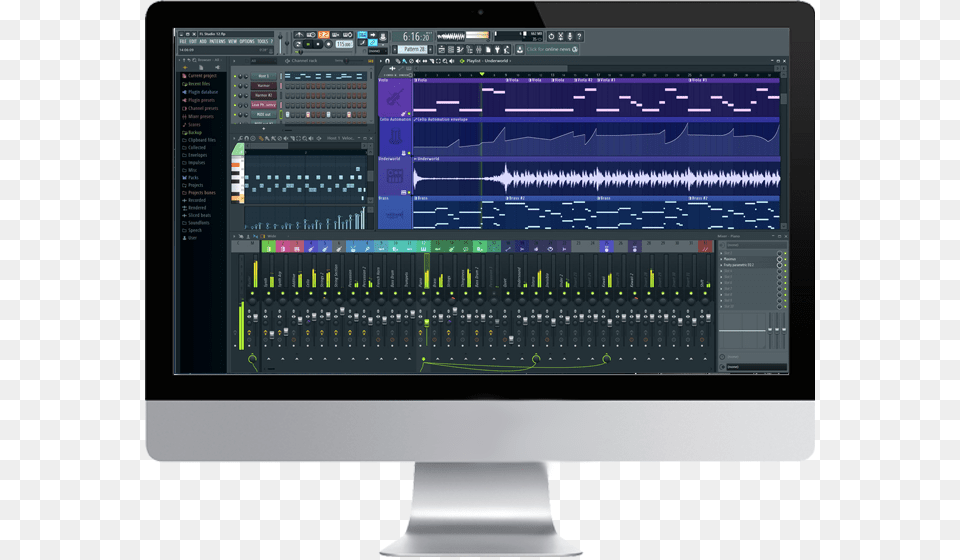 Posted On 2 Oktober 2017 Full Size Fl Studio 12 Fruity Edition Music Production Software, Computer Hardware, Electronics, Hardware, Monitor Png
