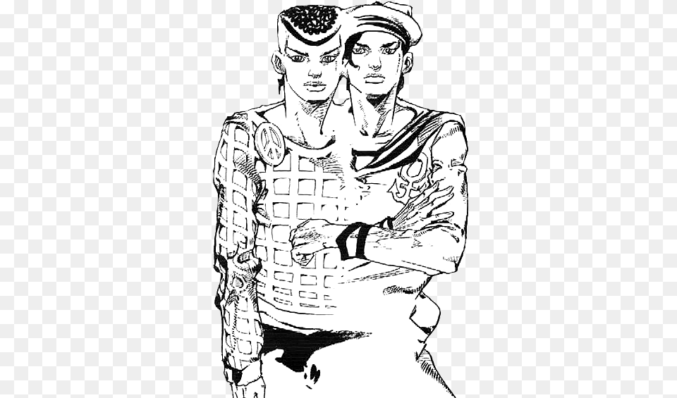 Posted On 4 Oct 2016 At Jojolion Kira And Josefumi, Art, Book, Comics, Publication Png Image