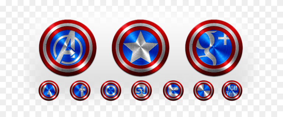 Posted On Avengers Icon Pack Android, Armor, Shield, Disk Free Png