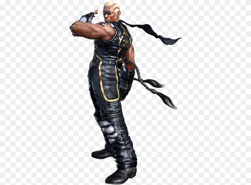 Posted Tekken Black Characters, Adult, Male, Man, Person Free Png Download
