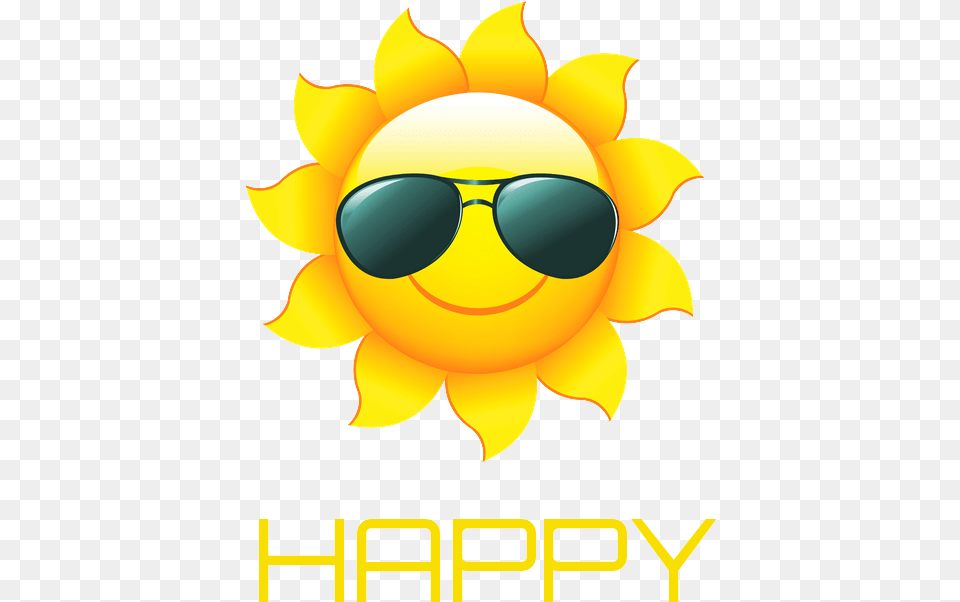 Poster 39 Sun With Sunglasses, Accessories, Nature, Outdoors, Sky Free Transparent Png