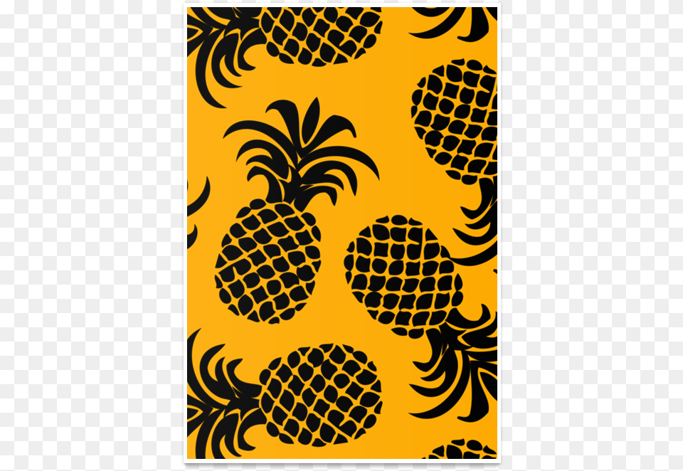 Poster Abacaxi De Izabella Soaresna It39s Pineapple Season Throw Pillow Cover With Insert, Produce, Plant, Food, Fruit Png
