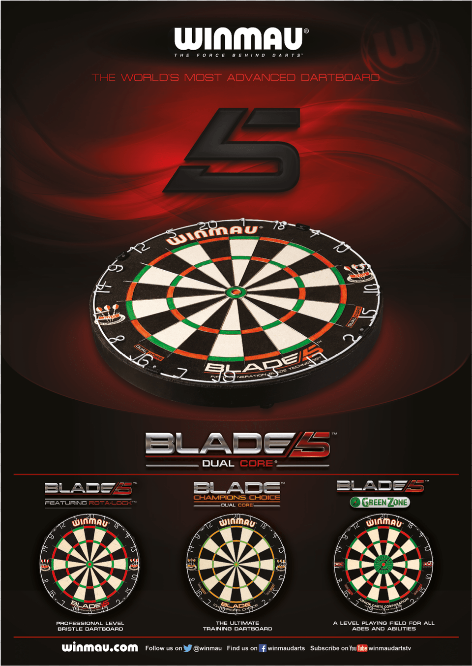 Poster And Stickers 8 Winmau Blade 5 Dartboard, Game, Darts, Disk Free Transparent Png