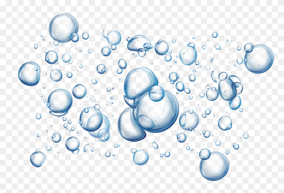 Poster Blue Moisturizer Fine Droplets Water Bubbles, Art, Graphics, Outdoors, Nature Free Transparent Png