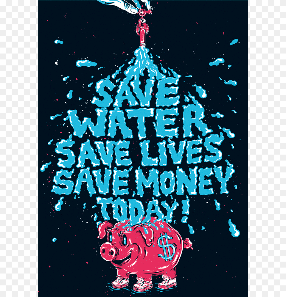 Poster Design For Save Water, Advertisement, Book, Publication Png