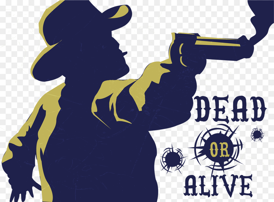 Poster Euclidean Vector Cowboy Portable Network Graphics, Firearm, Weapon, Clothing, Gun Free Transparent Png