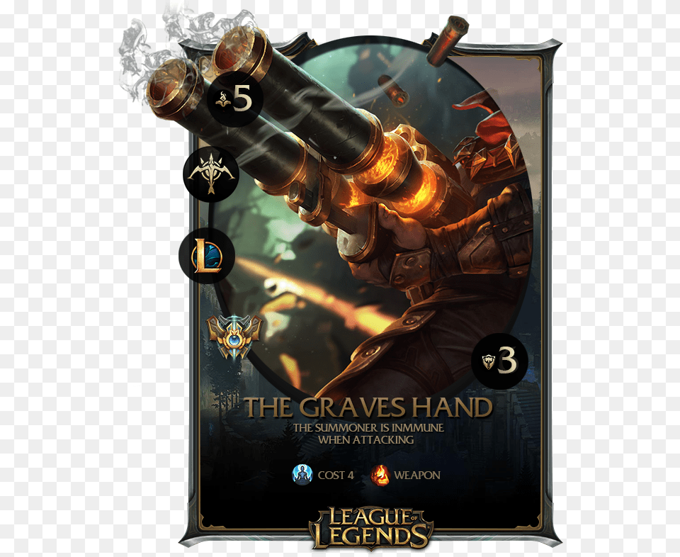 Poster League Of Legends Graves, Advertisement, Adult, Male, Man Free Png Download