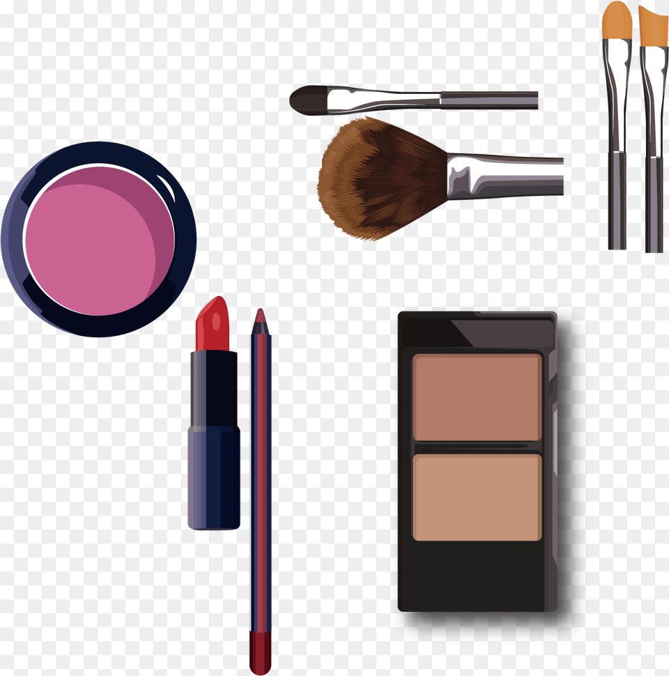 Poster Make Up Creative Day Festival Background Material De Make Up, Brush, Device, Tool, Cosmetics Png