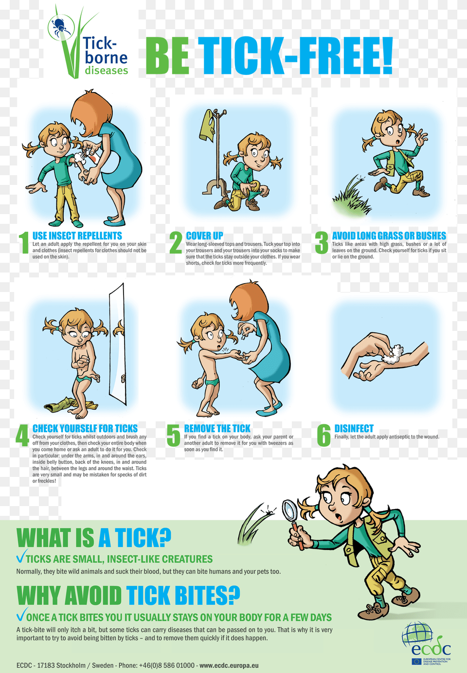 Poster On Ticks For School Children Living In Endemic Prevention Of Endemic Diseases, Book, Publication, Comics, Advertisement Free Png Download