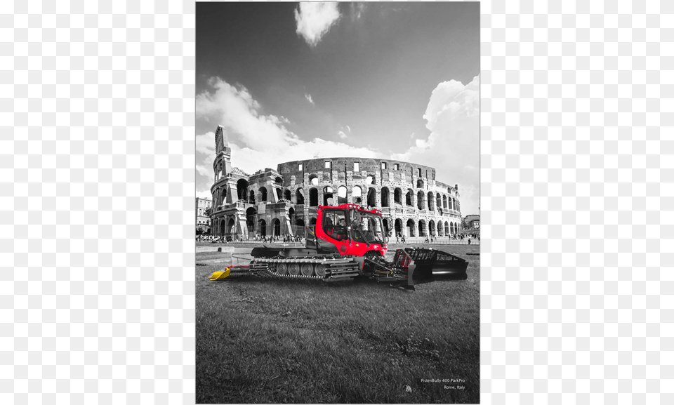 Poster Romitemprop Colosseum, Bulldozer, Machine Free Transparent Png