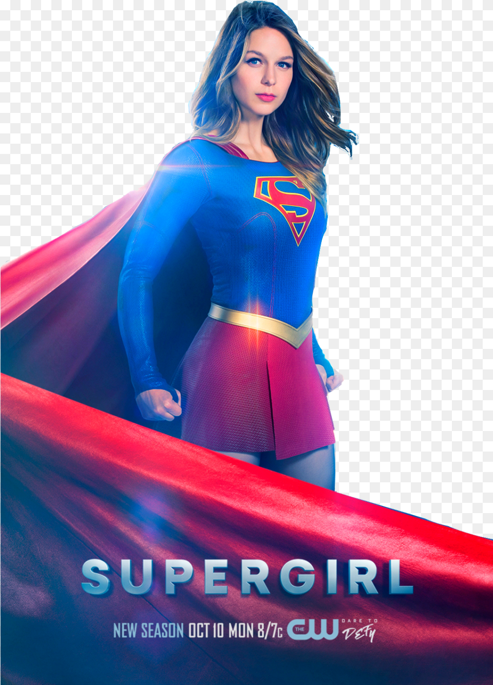 Poster Supergirl Season, Adult, Spandex, Sleeve, Person Free Transparent Png