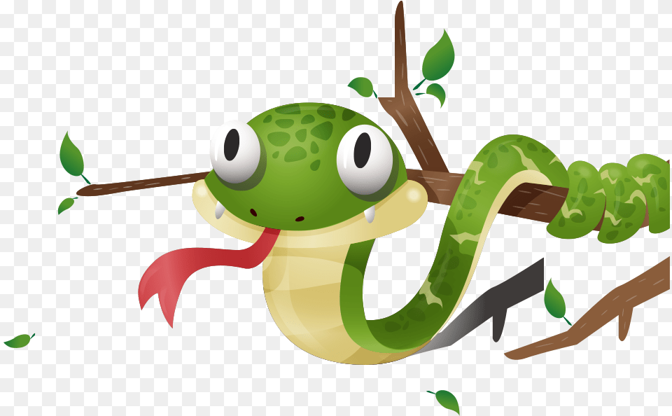 Poster Vector Snake Illustration Cartoon Animation Snake, Green, Animal, Nature, Outdoors Free Png Download