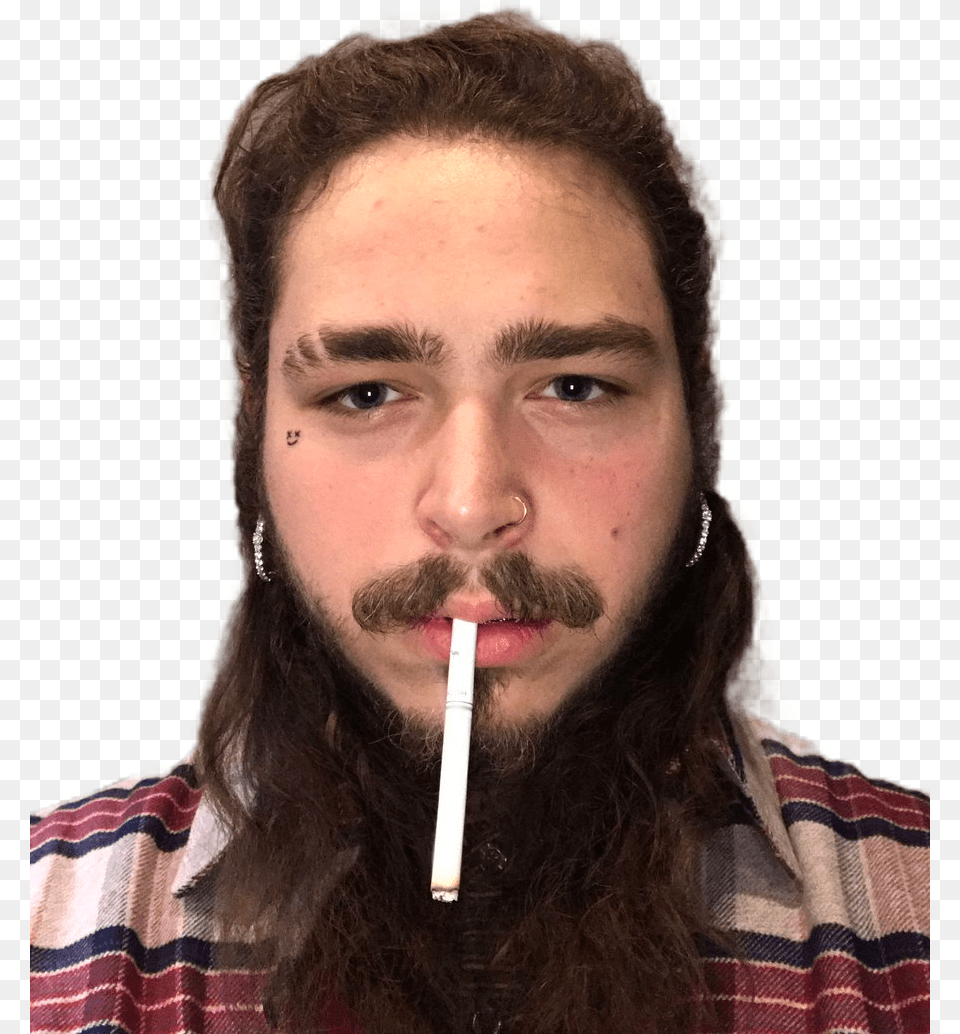 Postmalone Post Malone Cigarrete Rapfreetoedit Post Malone Halloween Costume Girl, Person, Face, Head, Smoke Png