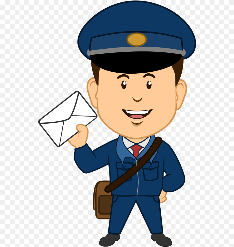 Postman Image Mailman Clipart, Baby, Person, Face, Head Free Png
