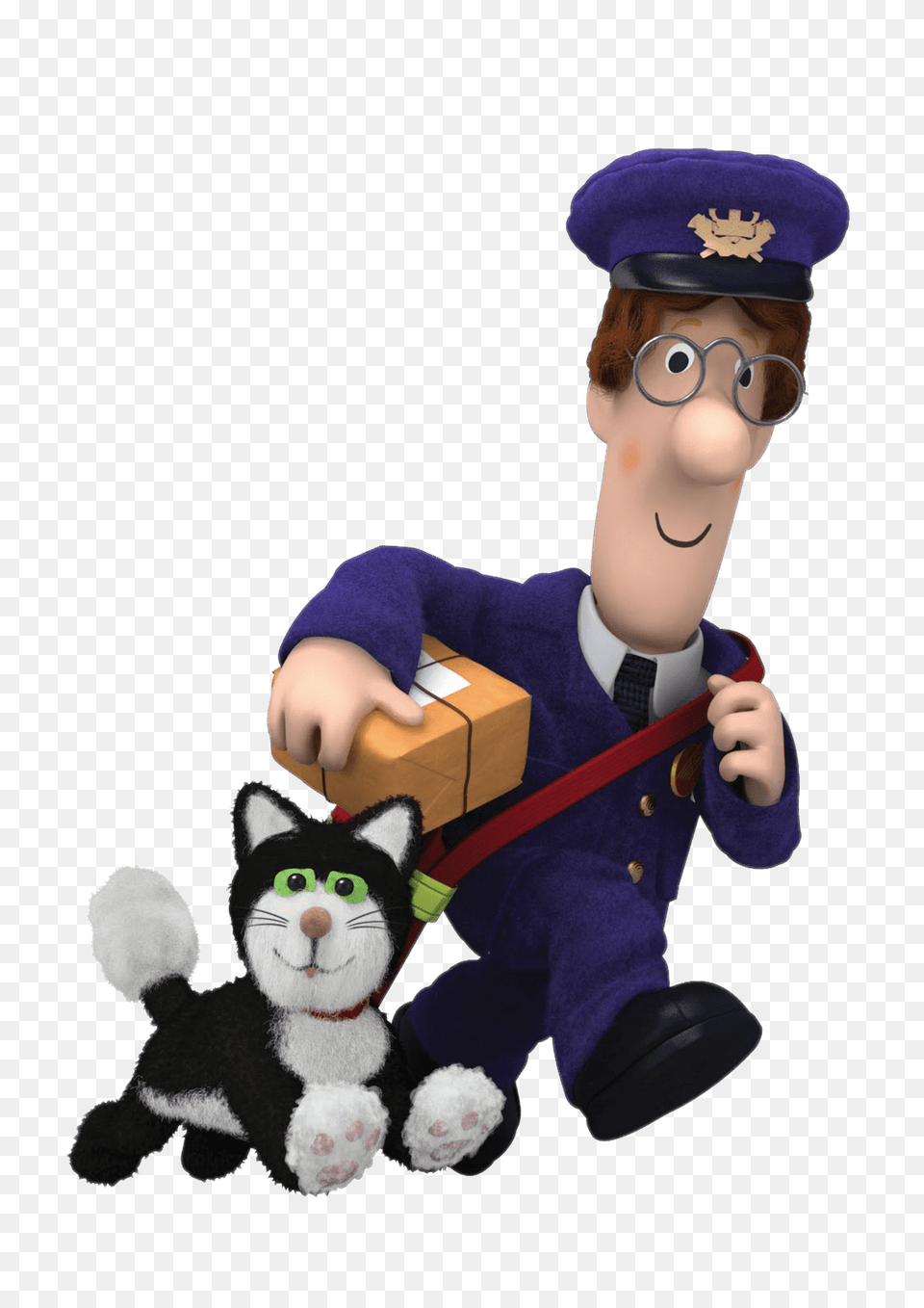 Postman Pat Carrying Delivery, Baby, Person, Face, Head Free Png