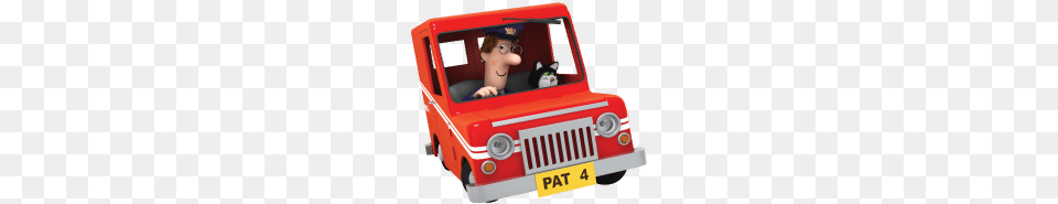 Postman Pat In Van, Vehicle, Car, Transportation, Jeep Free Png