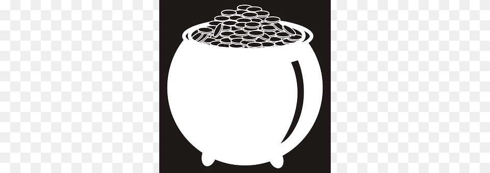 Pot Jar, Pottery, Stencil Free Png Download