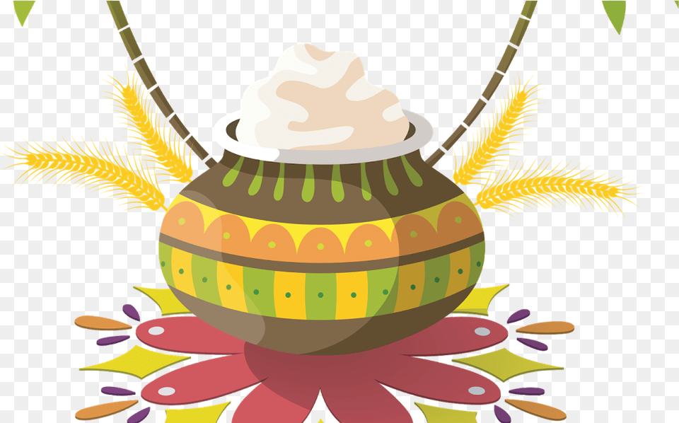 Pot For Pongal Download Pongal Clipart, Cream, Dessert, Food, Ice Cream Png