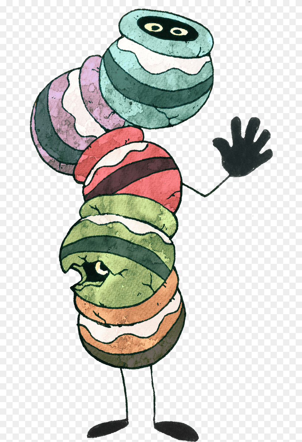 Pot Friendscreatures That Hide In Pots Pot Fakemon, Baby, Person, Art, Home Decor Png