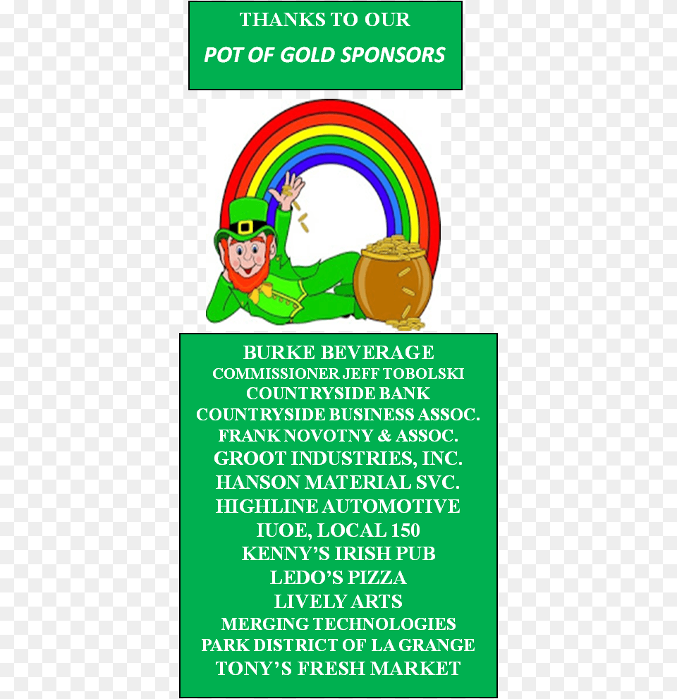 Pot O Gold Sponsors, Advertisement, Poster, Baby, Person Free Transparent Png