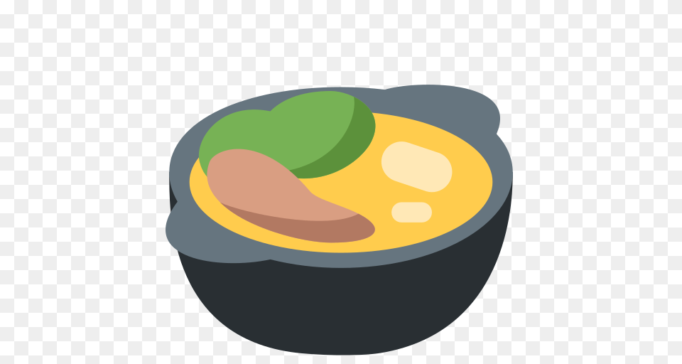 Pot Of Food Emoji, Bowl, Dish, Meal, Soup Bowl Free Png