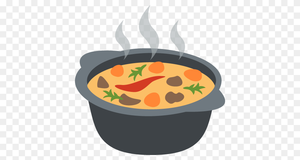 Pot Of Food Emoji For Facebook Email Sms Id, Dish, Meal, Curry, Bowl Png
