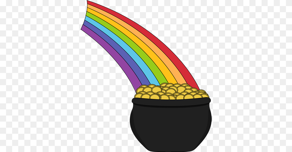 Pot Of Gold And Rainbow Clip Art Clip Art, Food, Grain, Nut, Plant Free Transparent Png