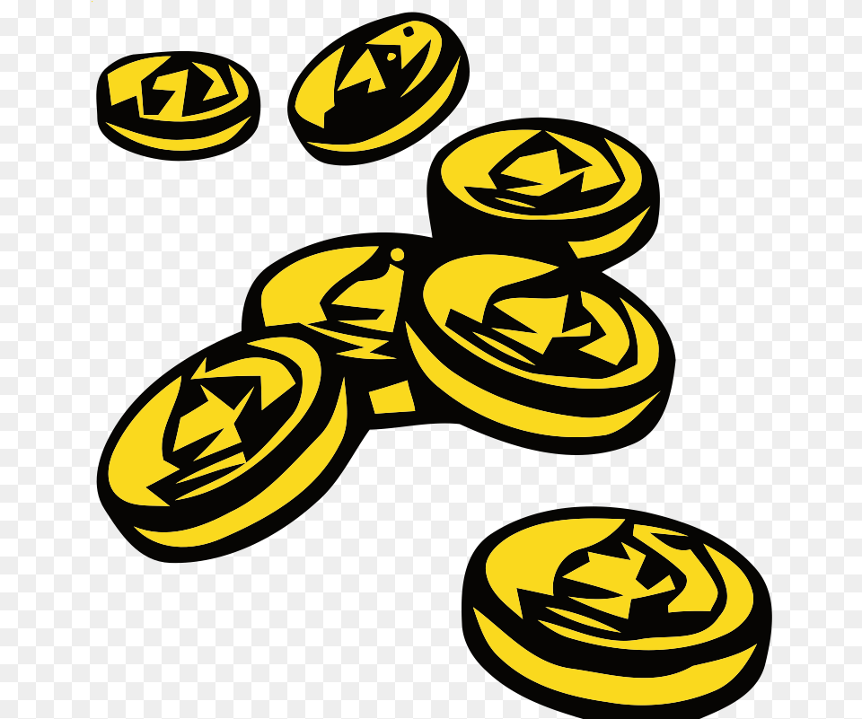 Pot Of Gold Clip Art The Coins Clip Art, Logo, Symbol, Batman Logo Free Transparent Png