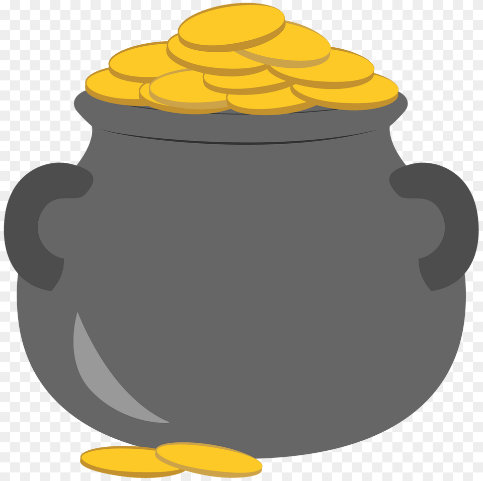 Pot Of Gold Clipart, Jar, Pottery, Urn, Food Free Png Download