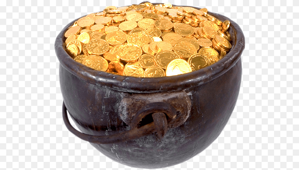Pot Of Gold Pot Of Gold, Bronze, Treasure Png