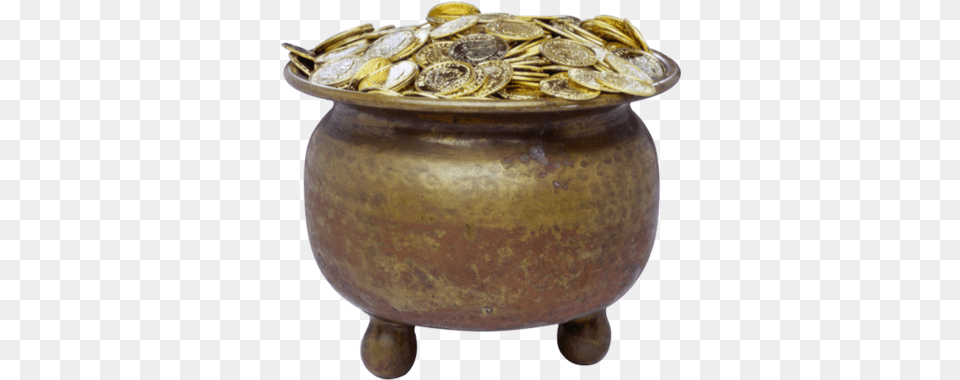 Pot Of Gold Psd Vector Graphic Sofa Tables, Bronze, Jar, Treasure, Pottery Free Png