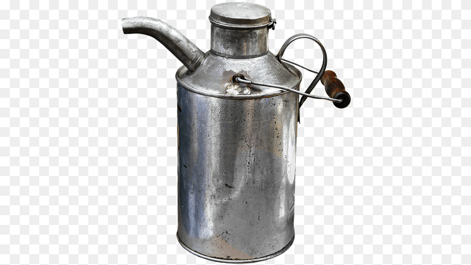 Pot Oil Can Old Isolated Antique Kettle, Tin, Bottle, Shaker, Milk Can Free Transparent Png