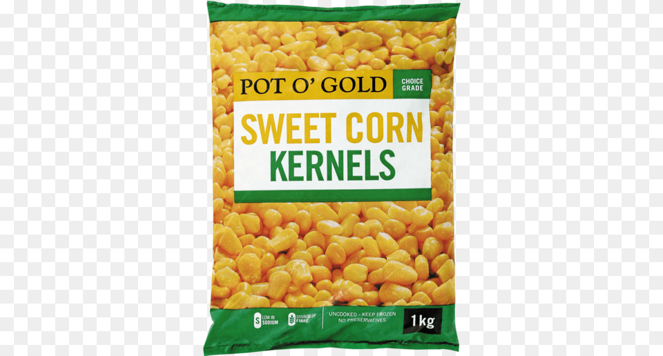 Pot Ou0027 Gold Frozen Sweet Corn Kernels 1kg Chickpea, Food, Grain, Plant, Produce Free Transparent Png