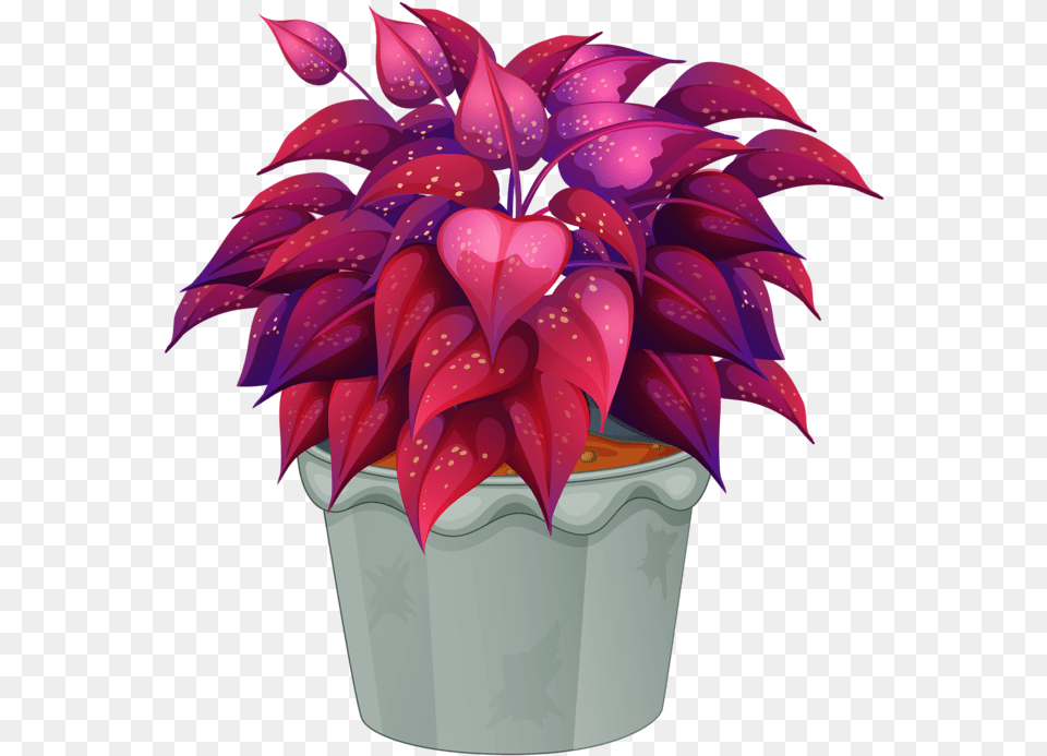 Pot Plant Clipart Bunga Clipart Flower Pot Flower In Pot, Vase, Pottery, Potted Plant, Planter Png