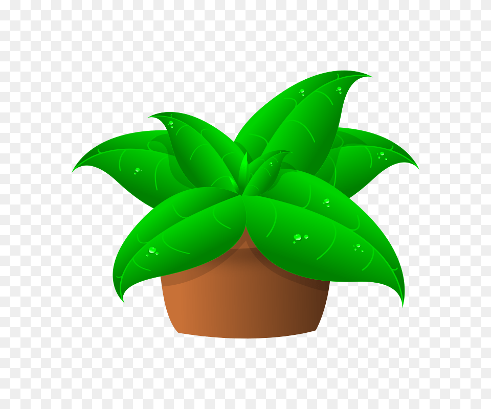 Pot Plant Clipart Small Plant, Green, Leaf, Potted Plant, Animal Free Png Download