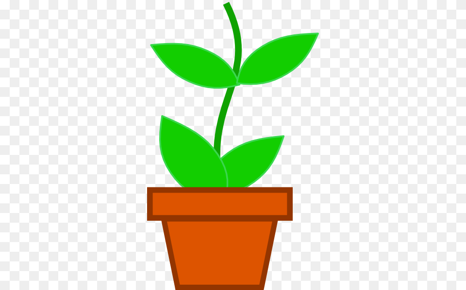 Pot Plant Clipart Spring, Leaf, Herbal, Herbs, Potted Plant Free Png Download