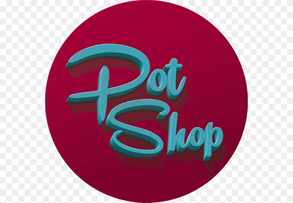 Pot Shop Seattle, Logo, Disk, Light Free Png