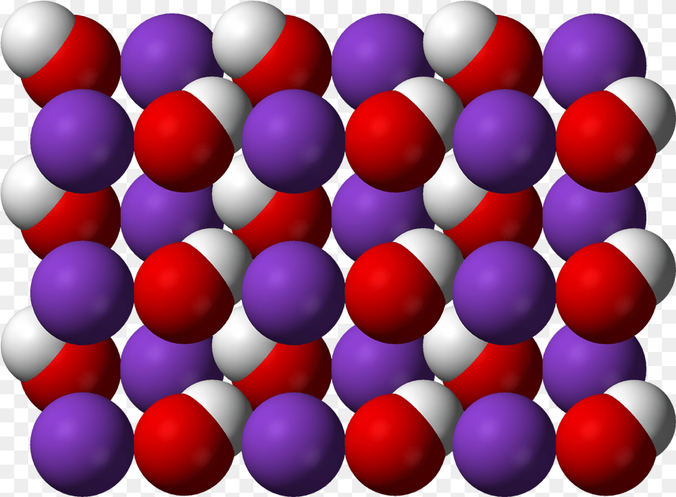 Potassium Hydroxide Xtal 3d Vdw Potassium Hydroxide 3d, Sphere, Balloon Png Image