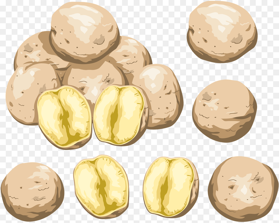 Potato, Nut, Vegetable, Produce, Food Png Image