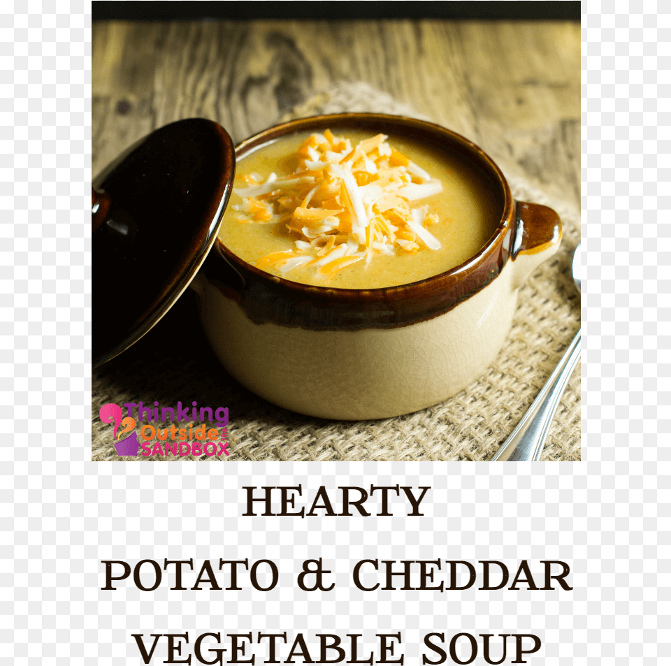 Potato And Cheddar Vegetable Soup Recipe, Bowl, Dish, Food, Meal Free Transparent Png