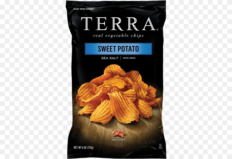 Potato Chip Terra Sweet Potato Chips Sea Salt, Food, Snack Free Png Download