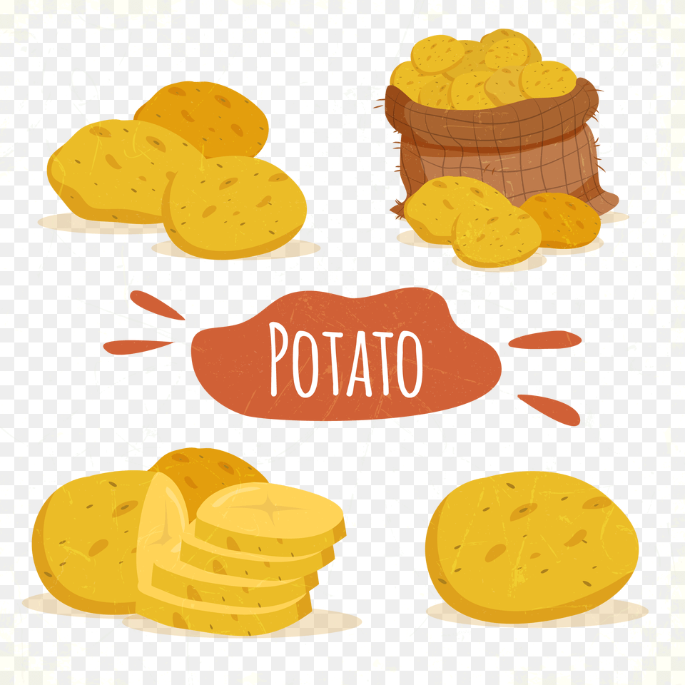Potato Chips Clipart Sandwich Chip Potato Chips Cartoon, Bread, Food, Snack Free Png